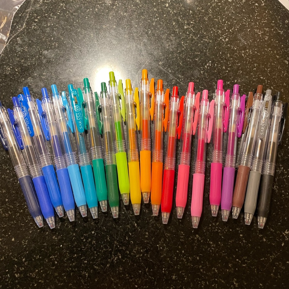 Zebra Sarasa Clip Pens - 20